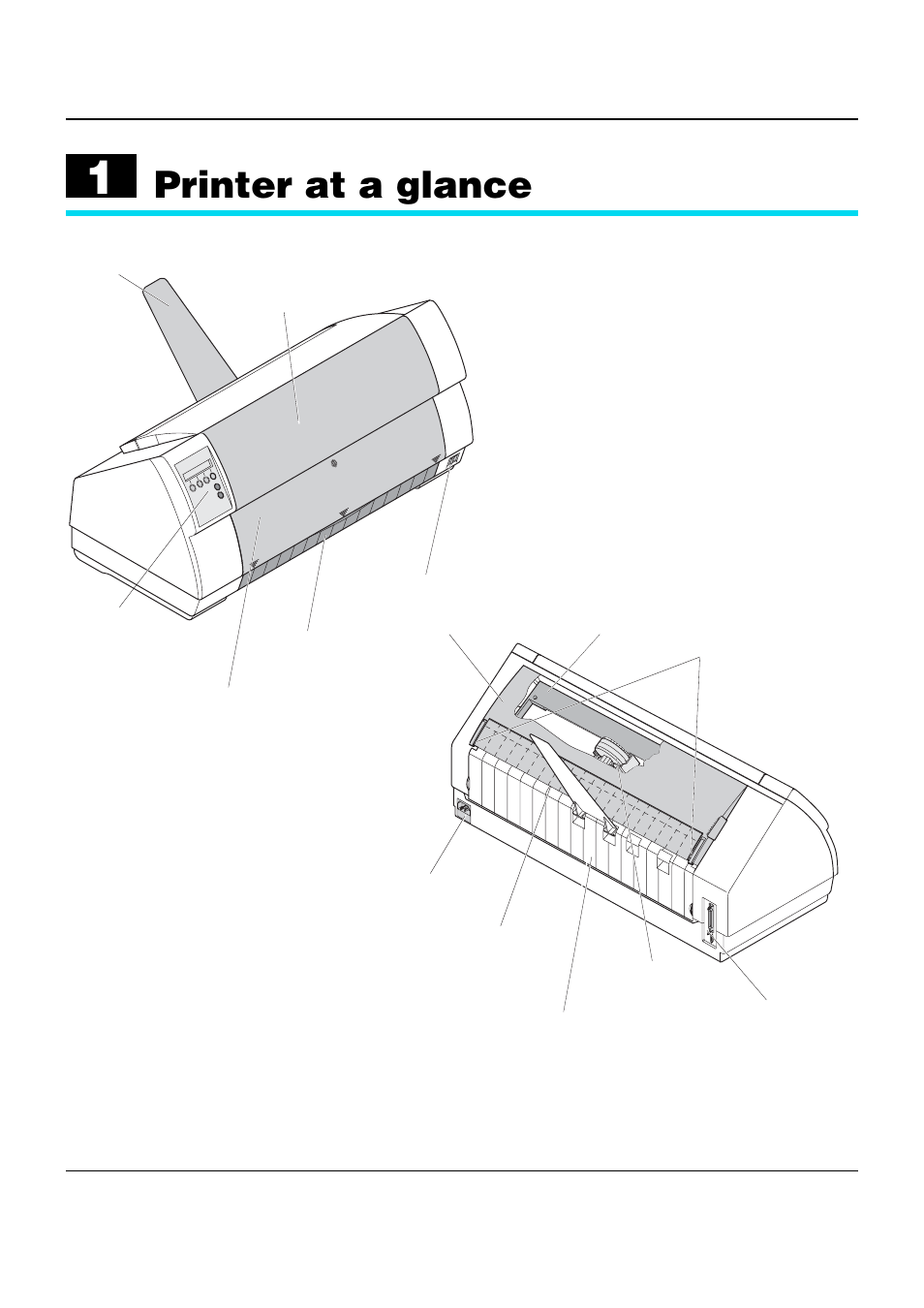 Printer at a glance, Printer at a glance user guide | Dascom T2150 User Guide User Manual | Page 12 / 170