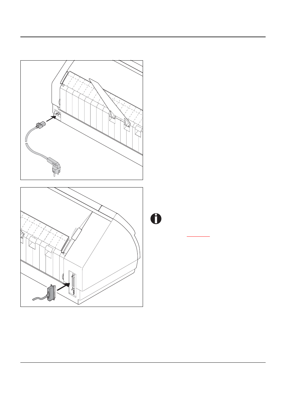Connecting the printer | Dascom T2150 User Guide User Manual | Page 18 / 170
