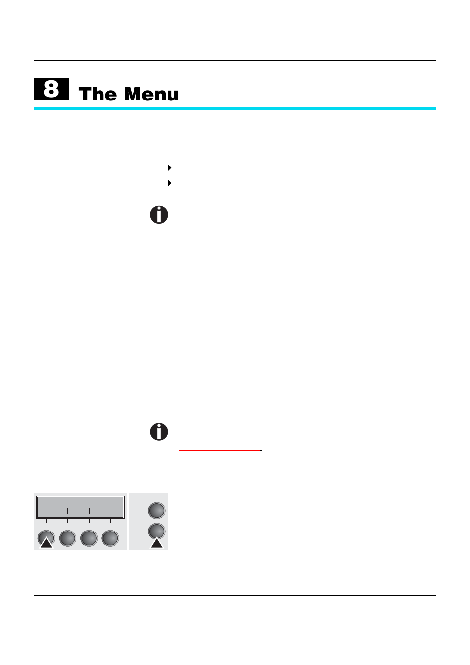 The menu, Programming via the control panel, Enabling access to menu mode | Calling up the menu, The section | Dascom T2150 User Guide User Manual | Page 51 / 170