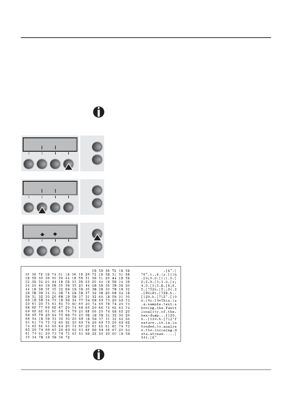 Interface test (hex-dump), Printout in hex-dump | Dascom T2150 User Guide User Manual | Page 90 / 170