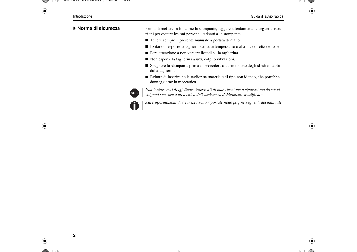 Dascom T2150S Quick Start Guide Cutter Option User Manual | Page 66 / 104