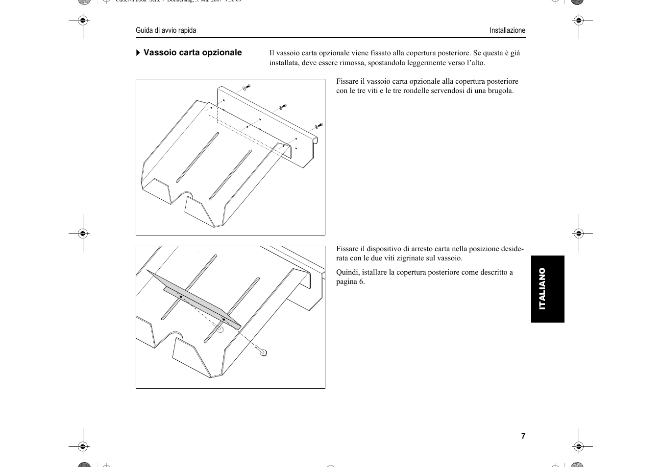 Dascom T2150S Quick Start Guide Cutter Option User Manual | Page 71 / 104