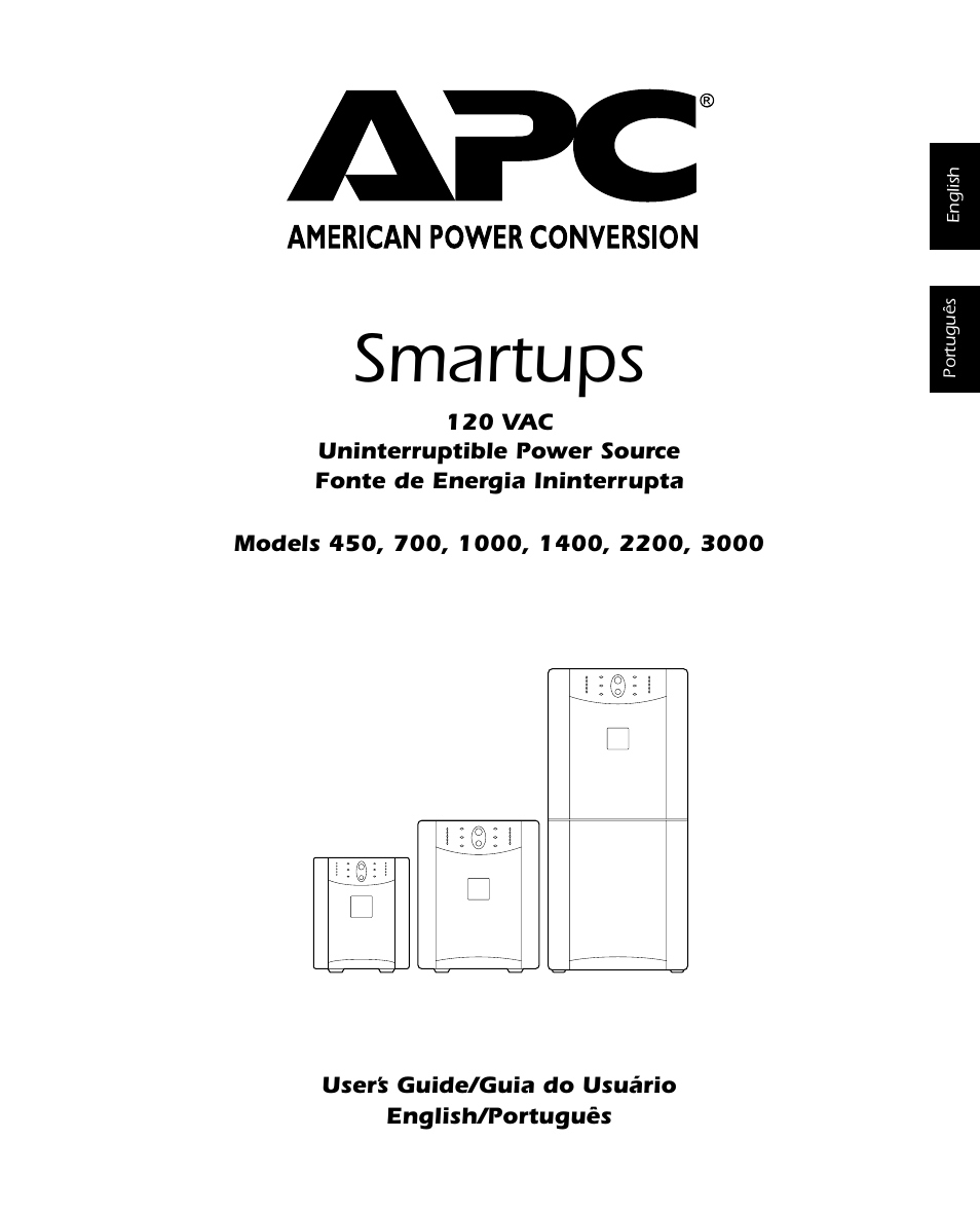 APC SMARTUPS Smart-UPS 700 User Manual | 60 pages