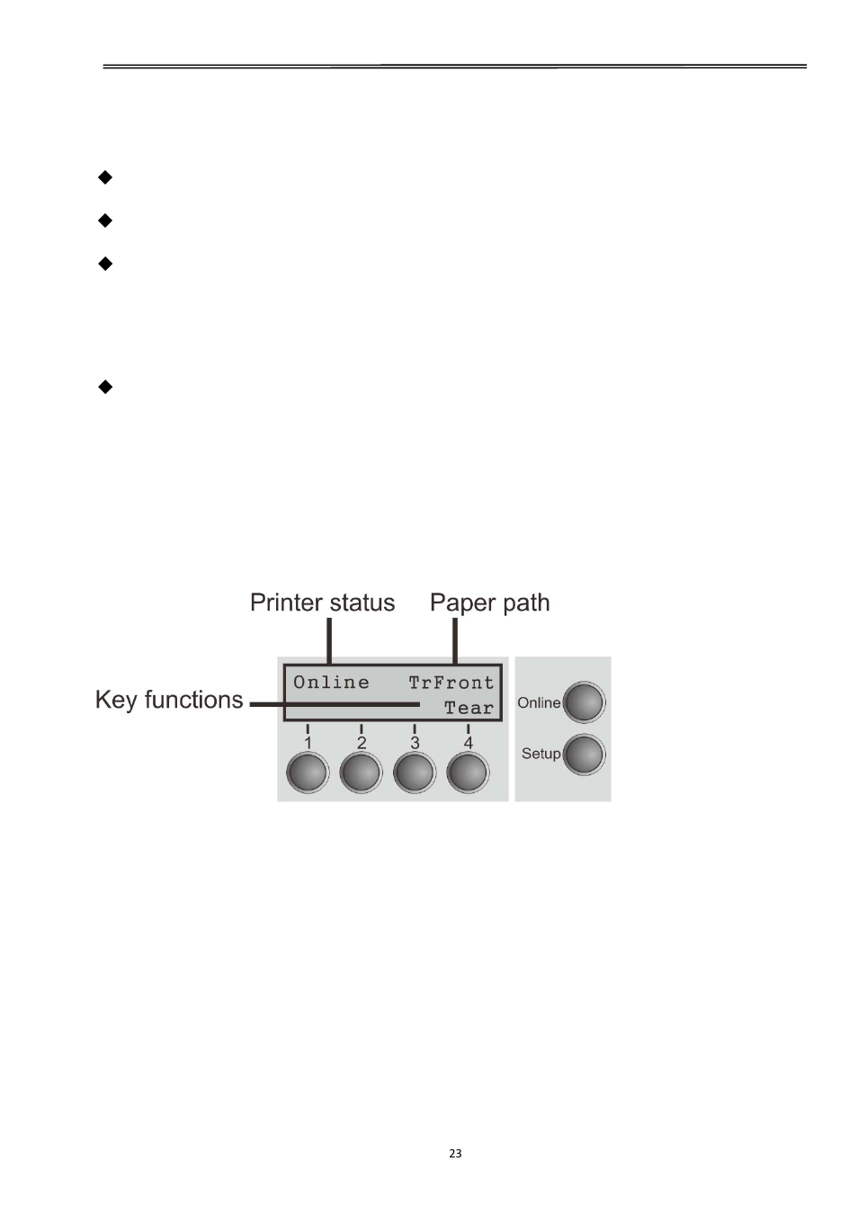 2 operation of the lcd panel, 1 the lc display, Tally dascom 2610 | Dascom 2600 User Guide User Manual | Page 36 / 129