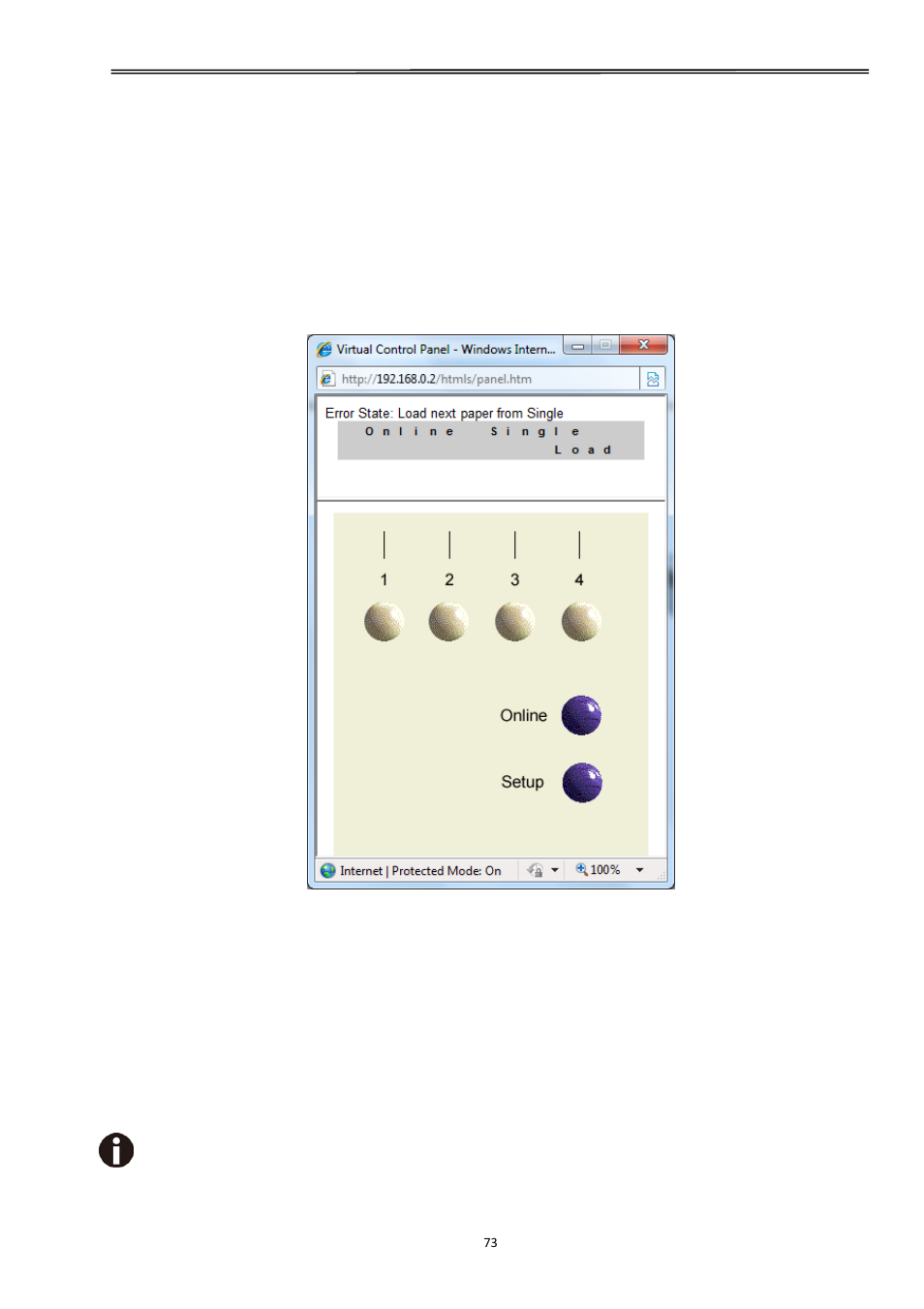 27 virtual control panel, Tally dascom 2610 | Dascom 2600 User Guide User Manual | Page 86 / 129