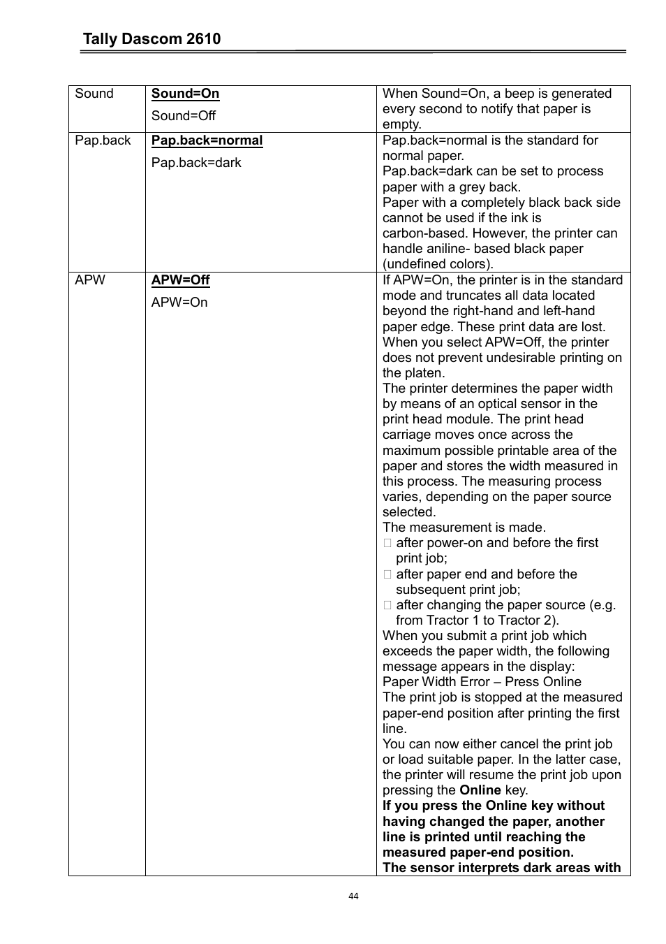 Dascom 2600 User Guide User Manual | Page 57 / 133
