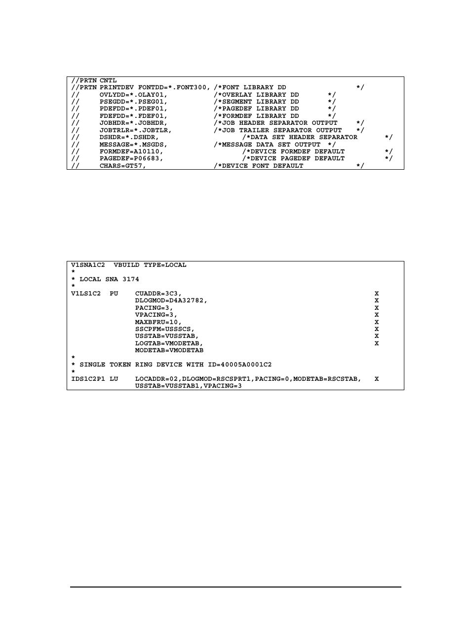 4 token ring - ps pu definition for 3174, Token ring - ps pu definition for 3174 | Dascom TallyCom III IBM AS400/iSeries Host Print Set-up Guide User Manual | Page 10 / 35