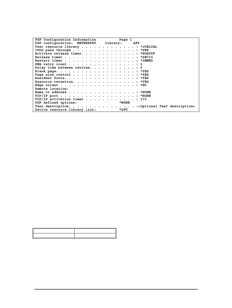 2 creating the printer device description, Creating the printer device description | Dascom TallyCom III IBM AS400/iSeries Host Print Set-up Guide User Manual | Page 27 / 35