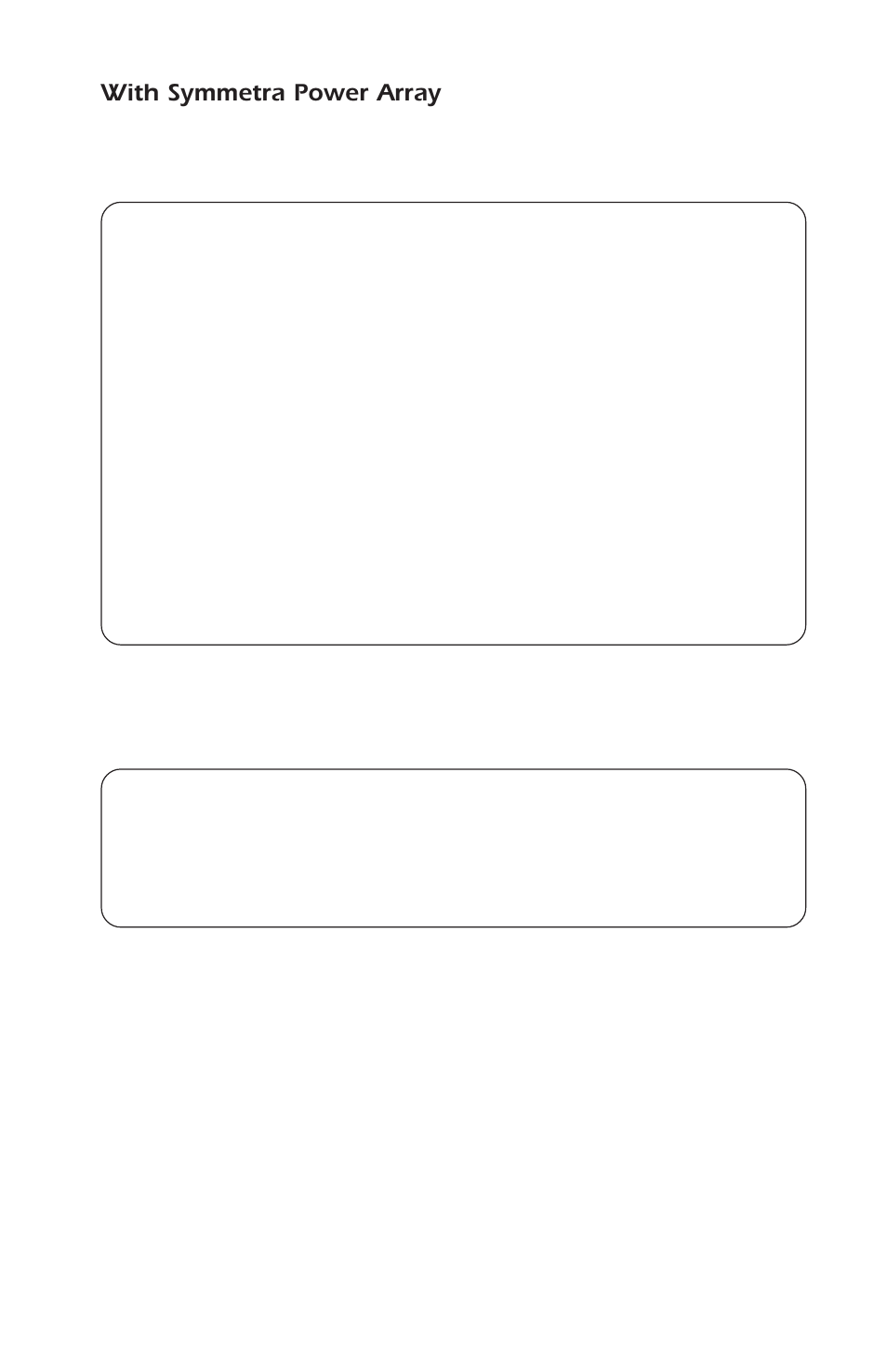 With symmetra power array, Call, Characteristics menu | The following screen displays when you enter “9, Char- acteristics menu for call, Connected to the symmetra power array, Ups ii | APC AP9608 User Manual | Page 29 / 52