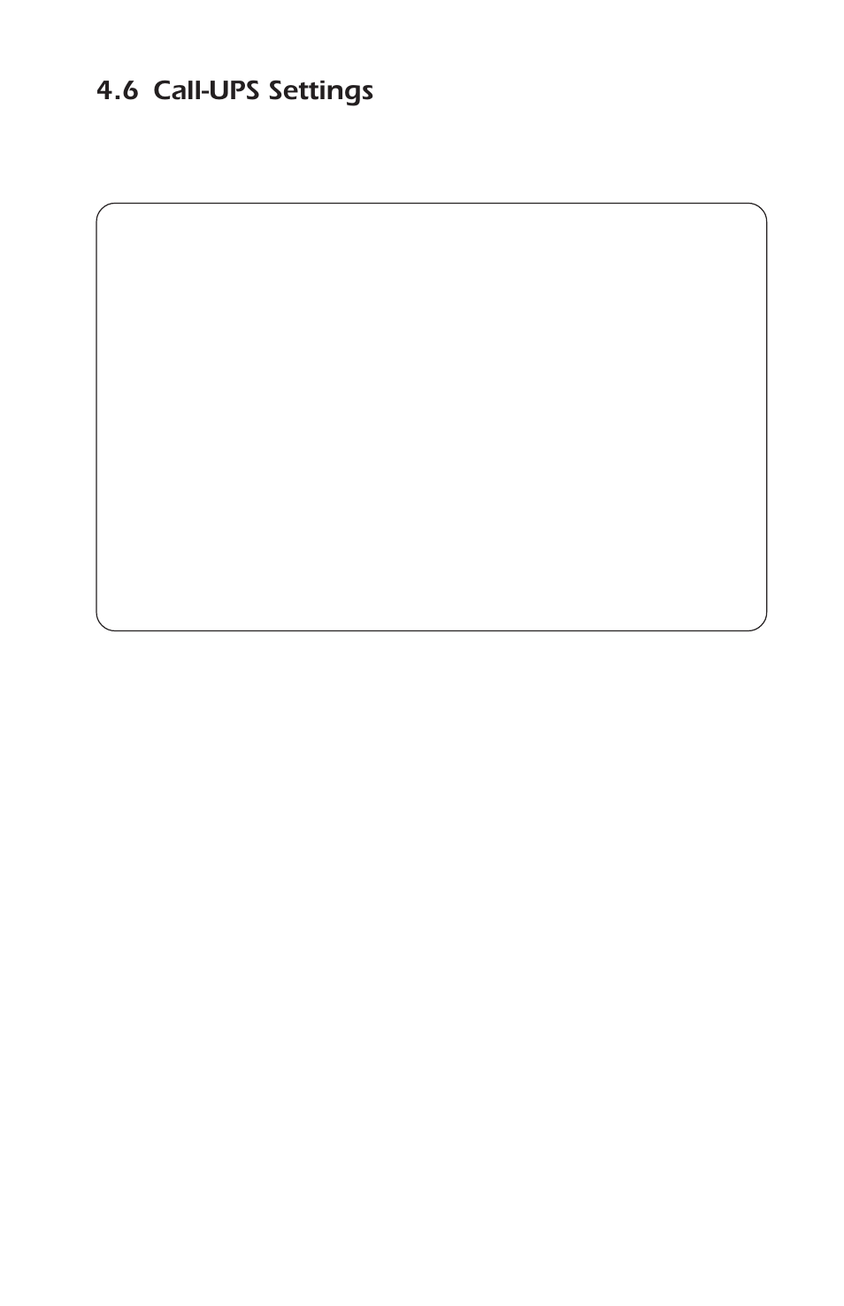 6 call-ups settings | APC AP9608 User Manual | Page 33 / 52