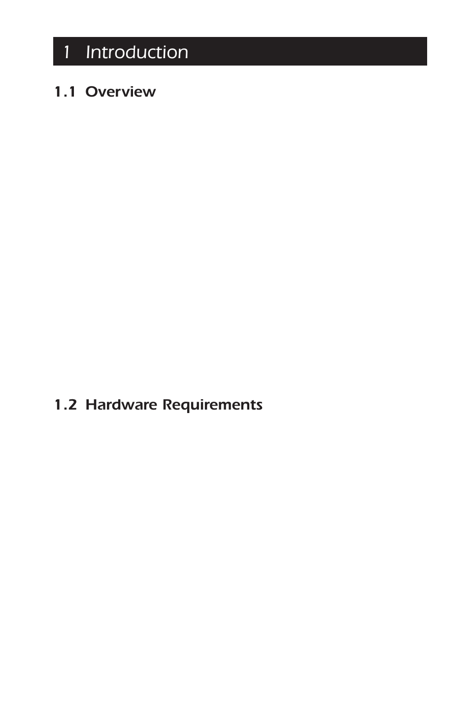 1 introduction, 1 overview, 2 hardware requirements | APC AP9608 User Manual | Page 5 / 52