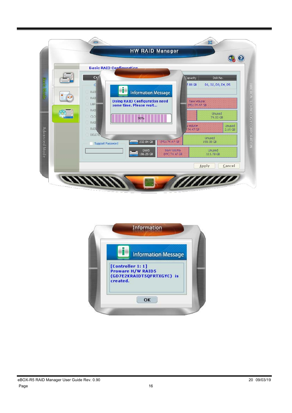 DATOptic eBOX-R5 RAID Manager User Manual | Page 16 / 26