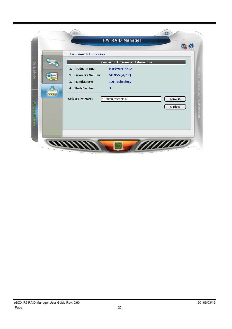 DATOptic eBOX-R5 RAID Manager User Manual | Page 25 / 26
