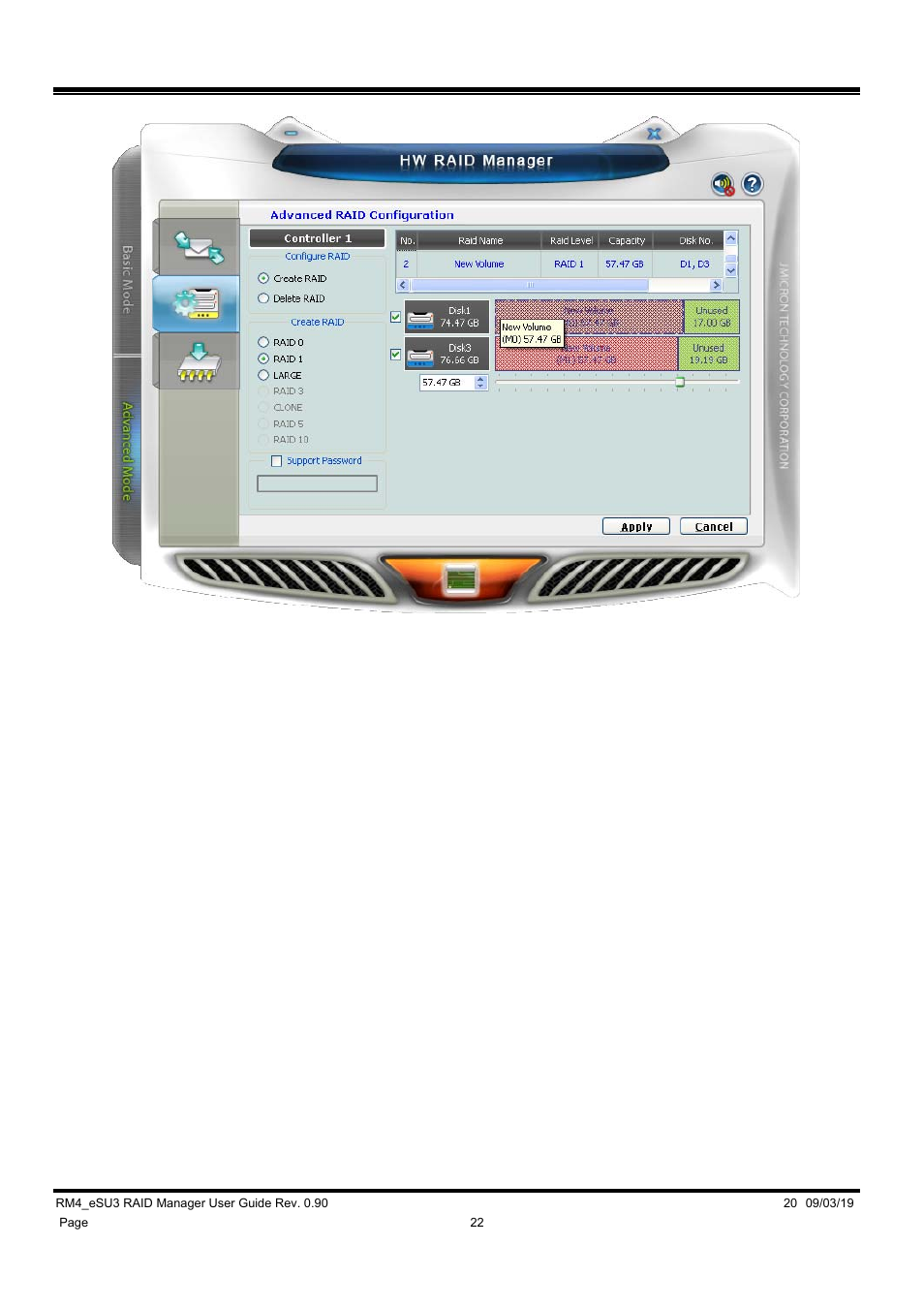 DATOptic RM4_eSU3 RAID Manager User Manual | Page 22 / 26