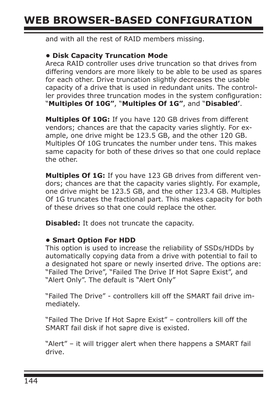 Web browser-based configuration | DATOptic RM12-S6.TB - Rackmount User Manual | Page 35 / 90