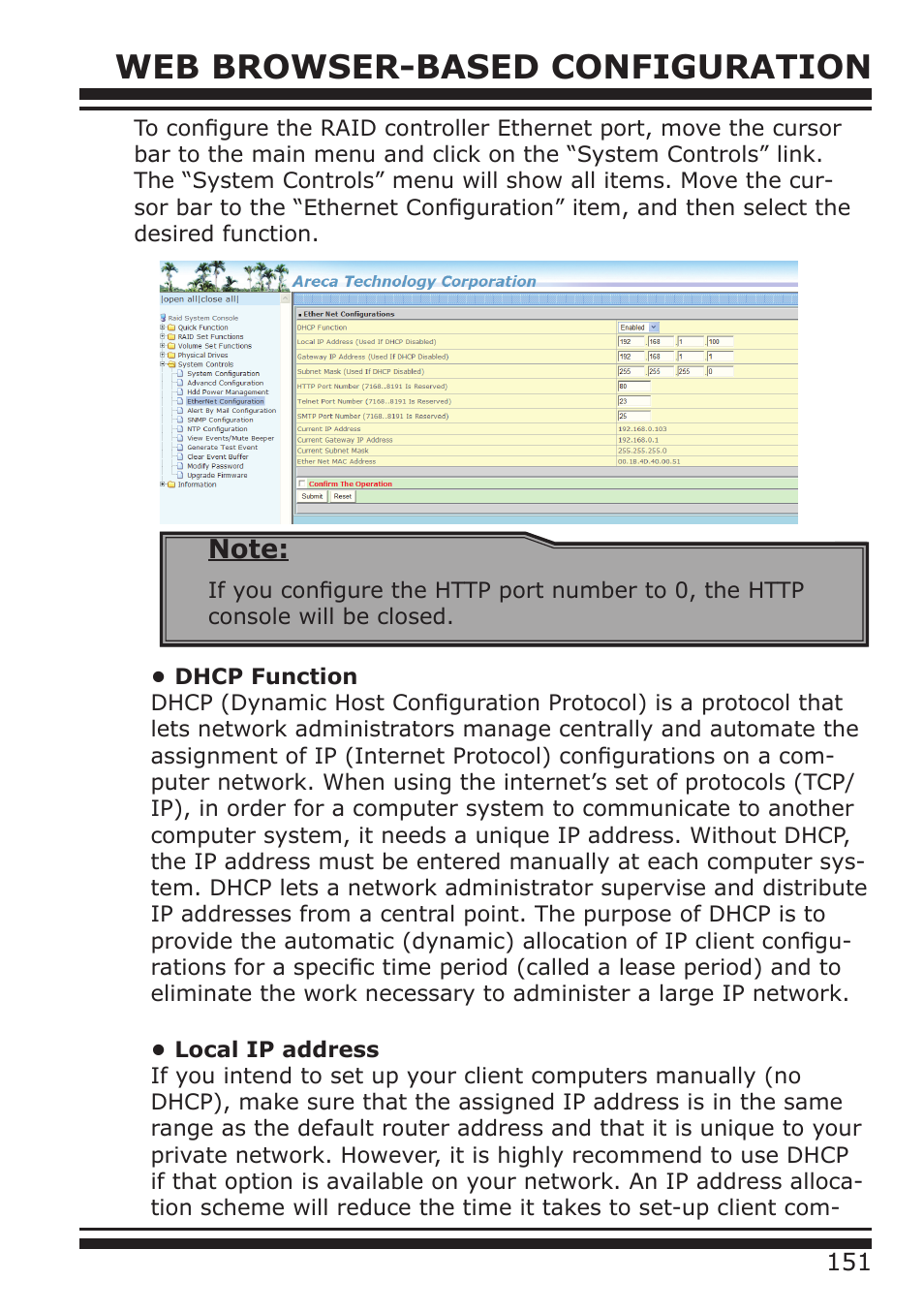 Web browser-based configuration | DATOptic RM12-S6.TB - Rackmount User Manual | Page 42 / 90