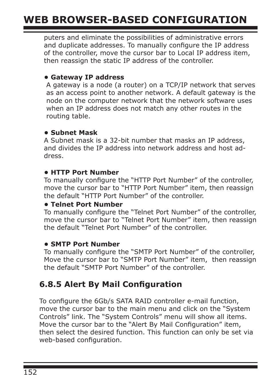 Web browser-based configuration, 5 alert by mail configuration | DATOptic RM12-S6.TB - Rackmount User Manual | Page 43 / 90