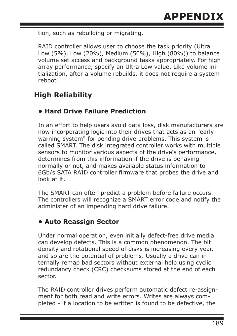 Appendix, High reliability | DATOptic RM12-S6.TB - Rackmount User Manual | Page 80 / 90