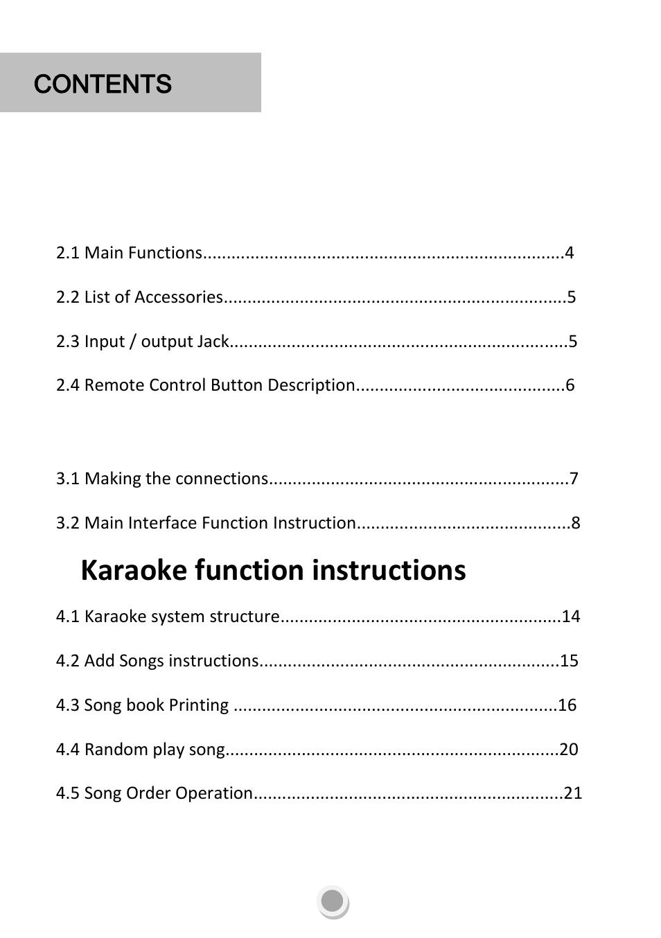 DATOptic HD 1080P User Manual | Page 2 / 24