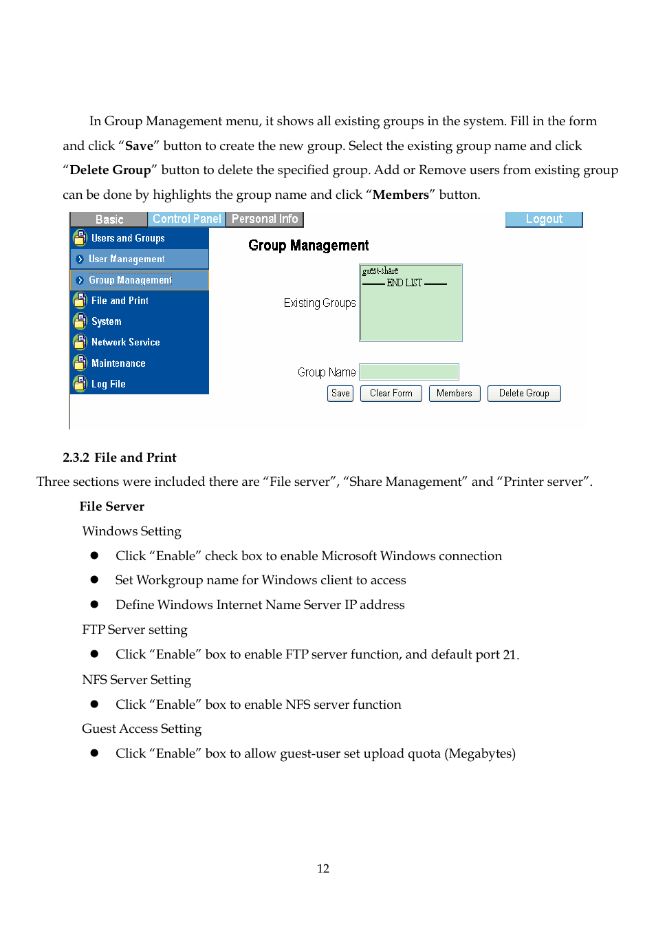 DATOptic 2BAY_NAS User Manual | Page 13 / 38