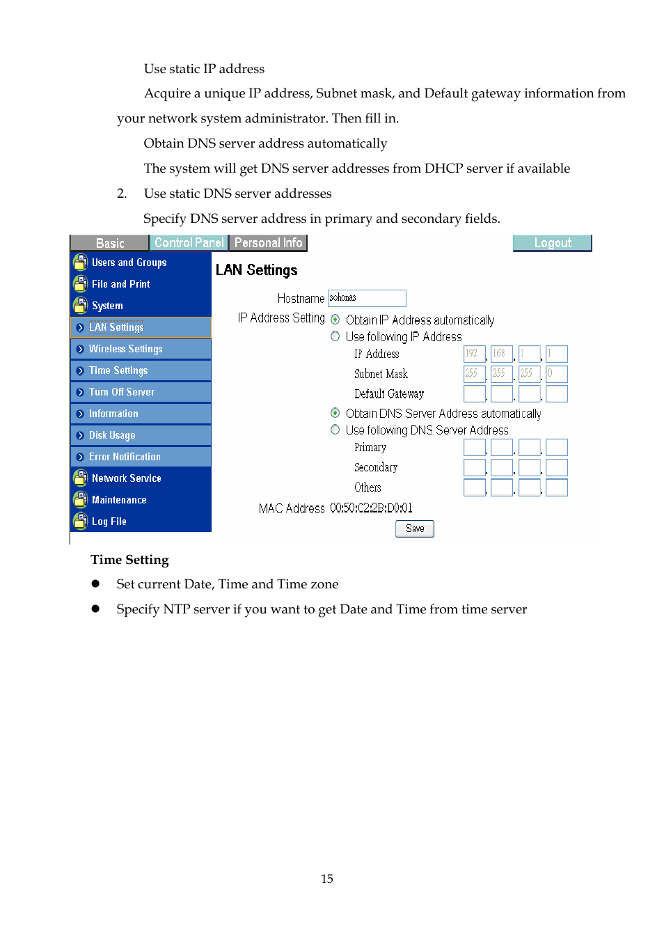 DATOptic 2BAY_NAS User Manual | Page 16 / 38