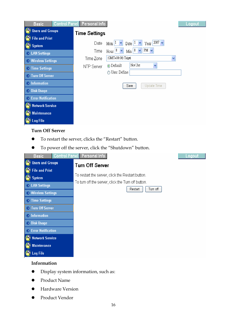 DATOptic 2BAY_NAS User Manual | Page 17 / 38