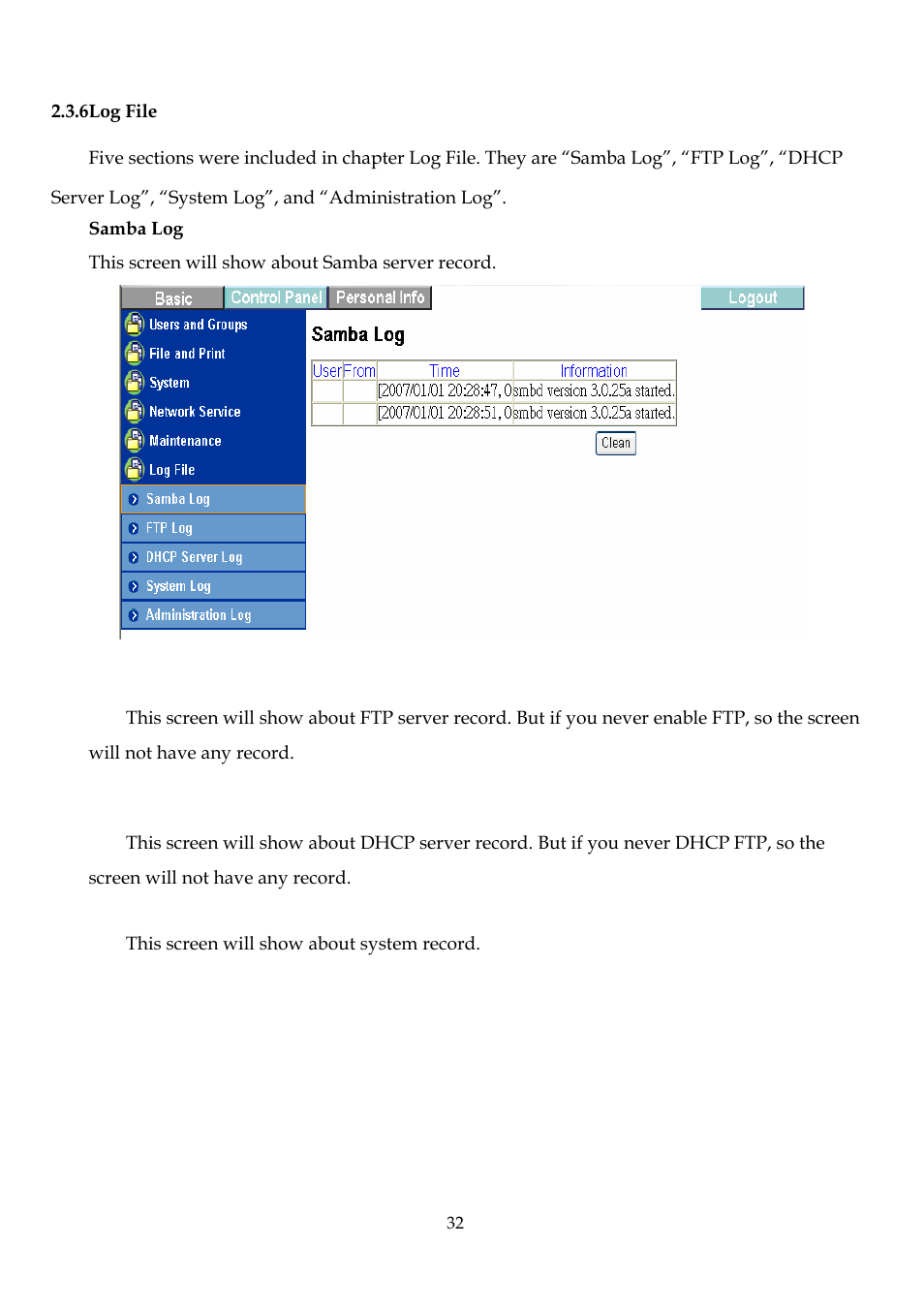 DATOptic 2BAY_NAS User Manual | Page 33 / 38