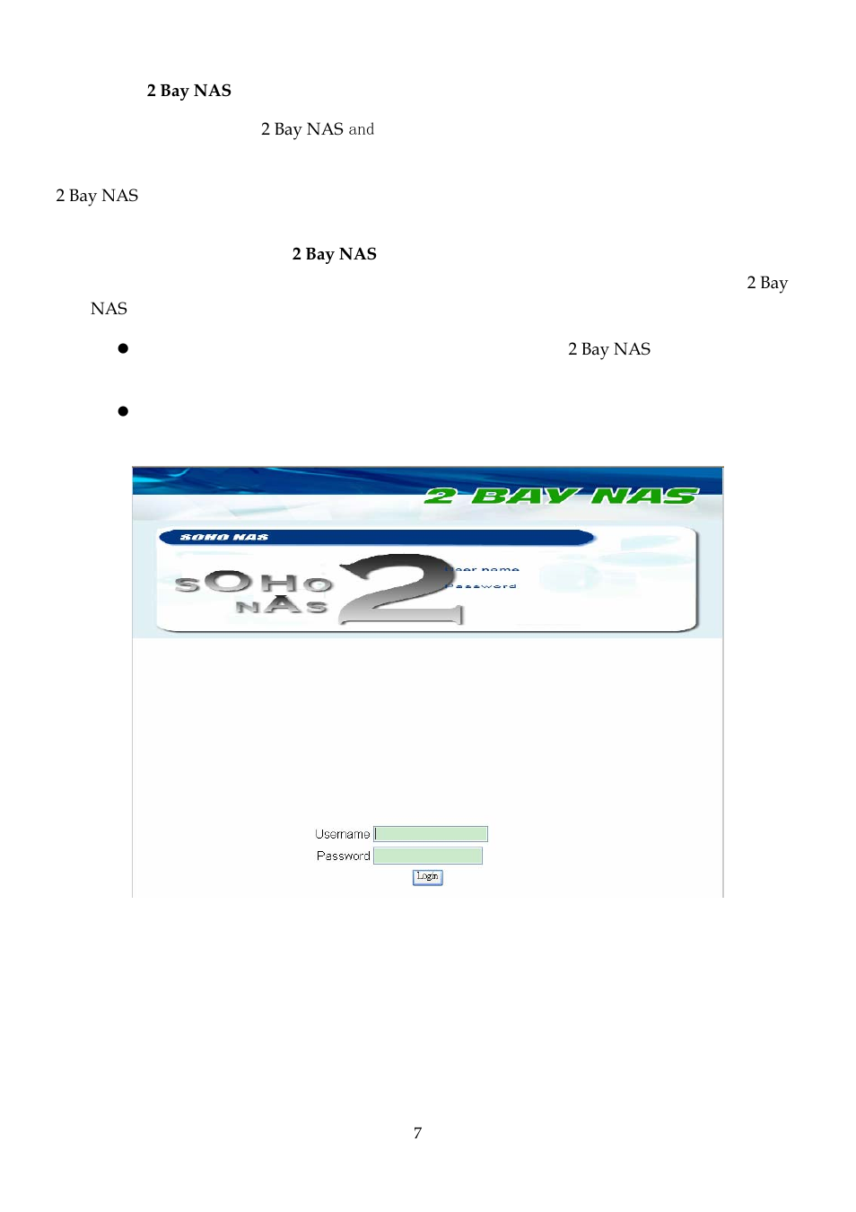 DATOptic 2BAY_NAS User Manual | Page 8 / 38