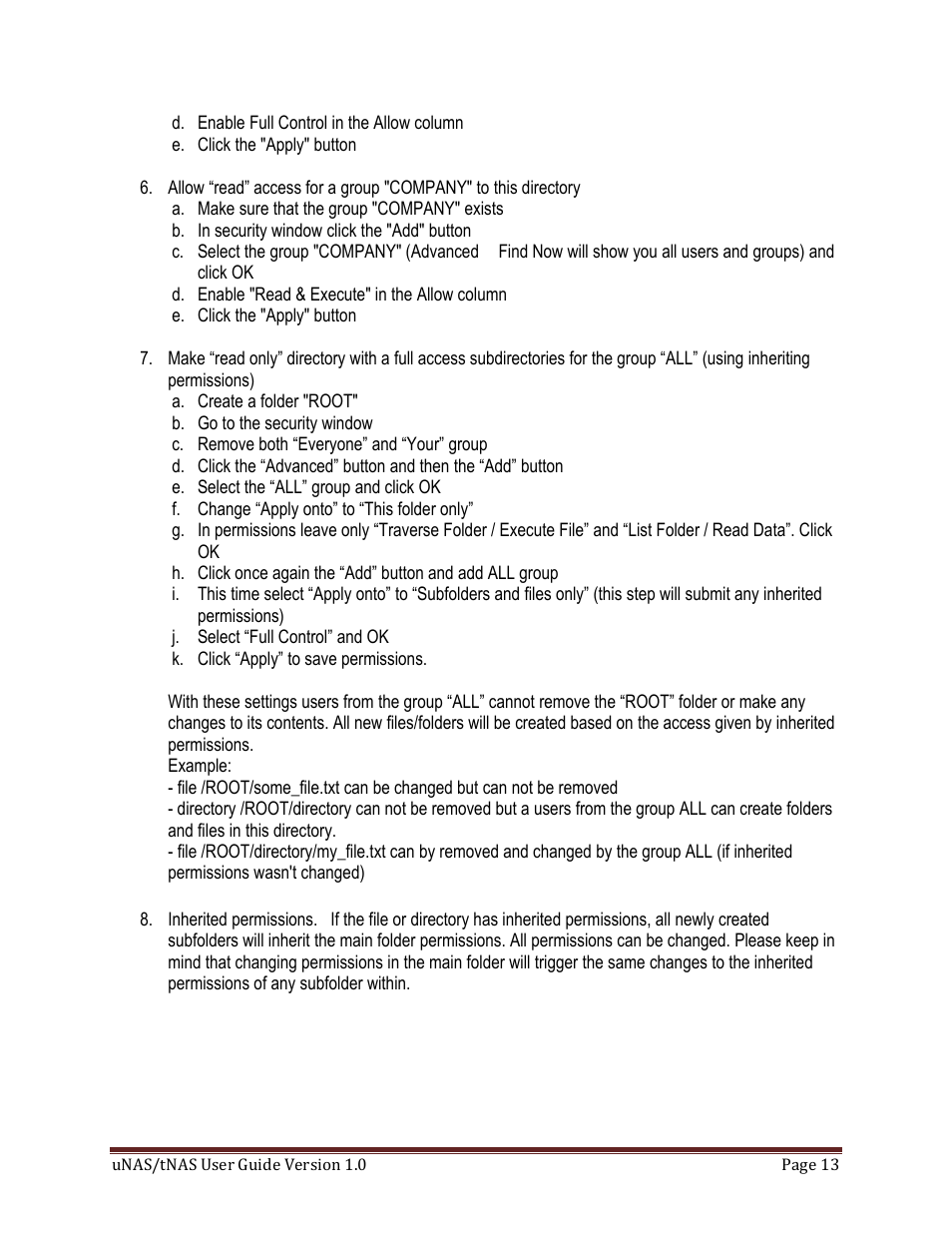 DATOptic uNAS – tNAS User Manual | Page 13 / 98