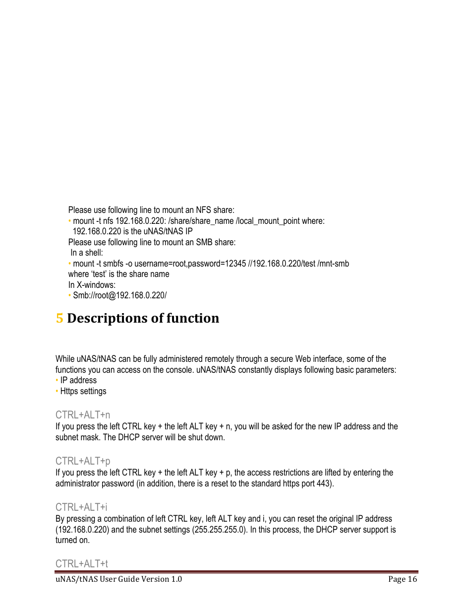 5 descriptions of function | DATOptic uNAS – tNAS User Manual | Page 16 / 98