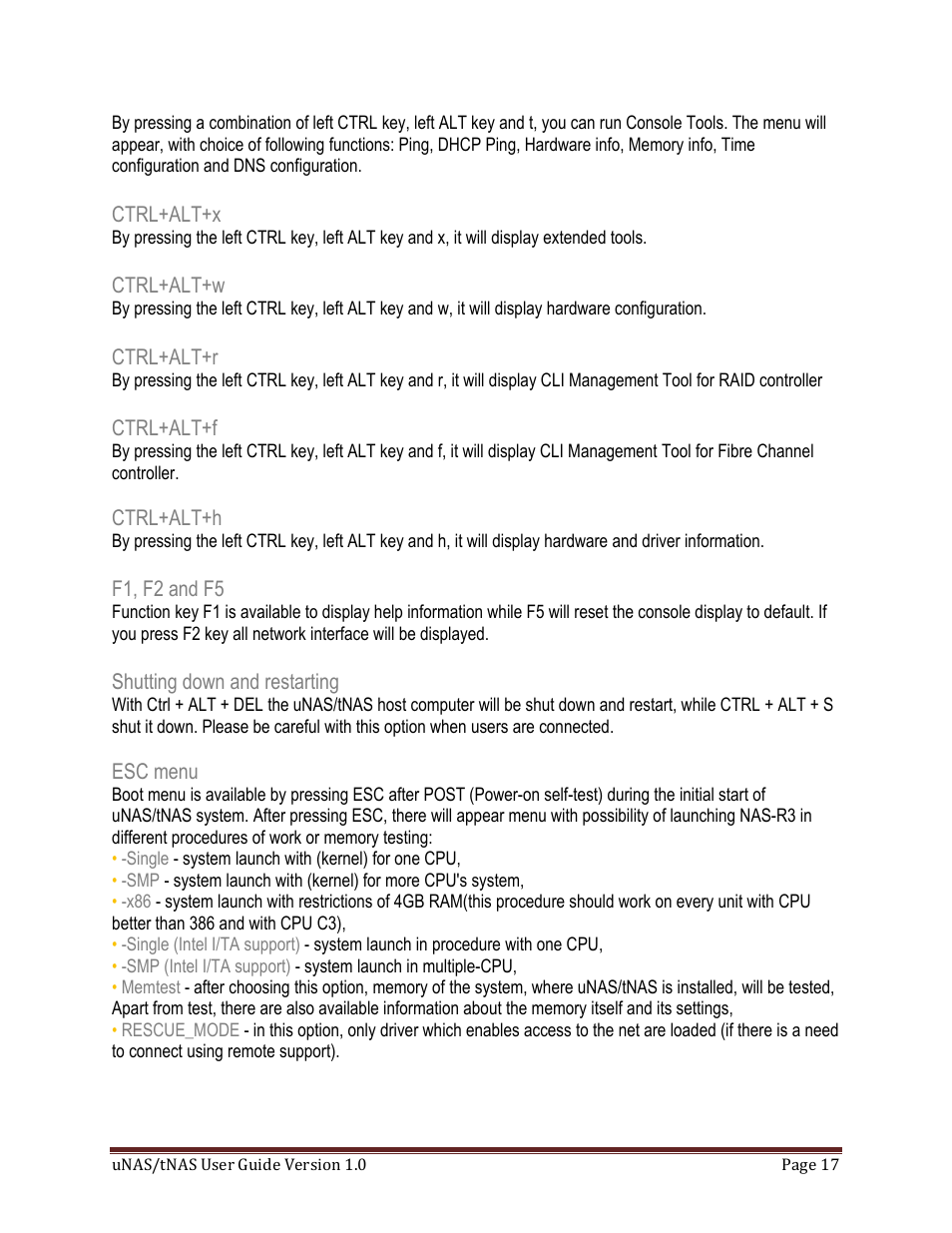 DATOptic uNAS – tNAS User Manual | Page 17 / 98