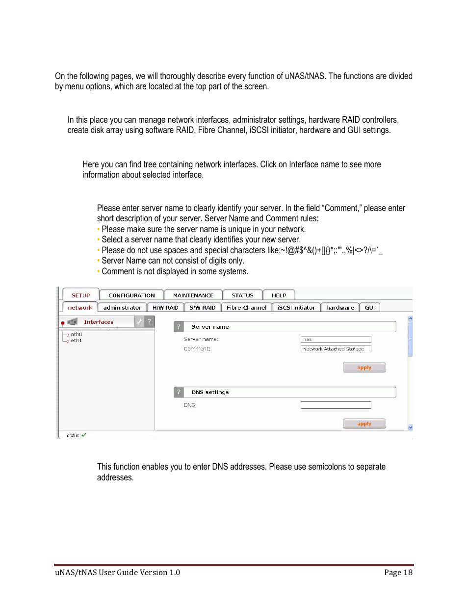 DATOptic uNAS – tNAS User Manual | Page 18 / 98