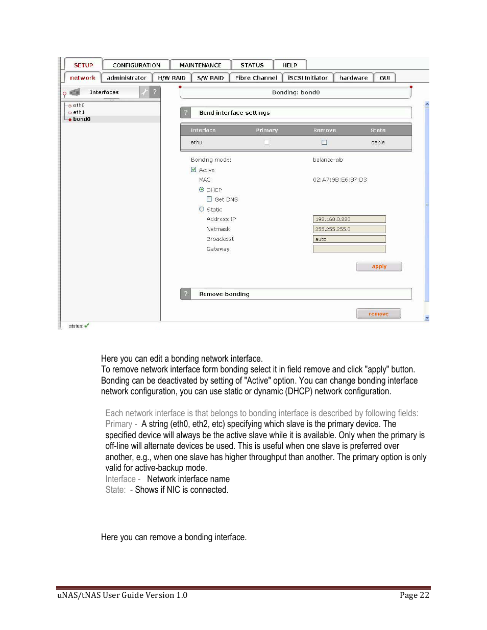 DATOptic uNAS – tNAS User Manual | Page 22 / 98