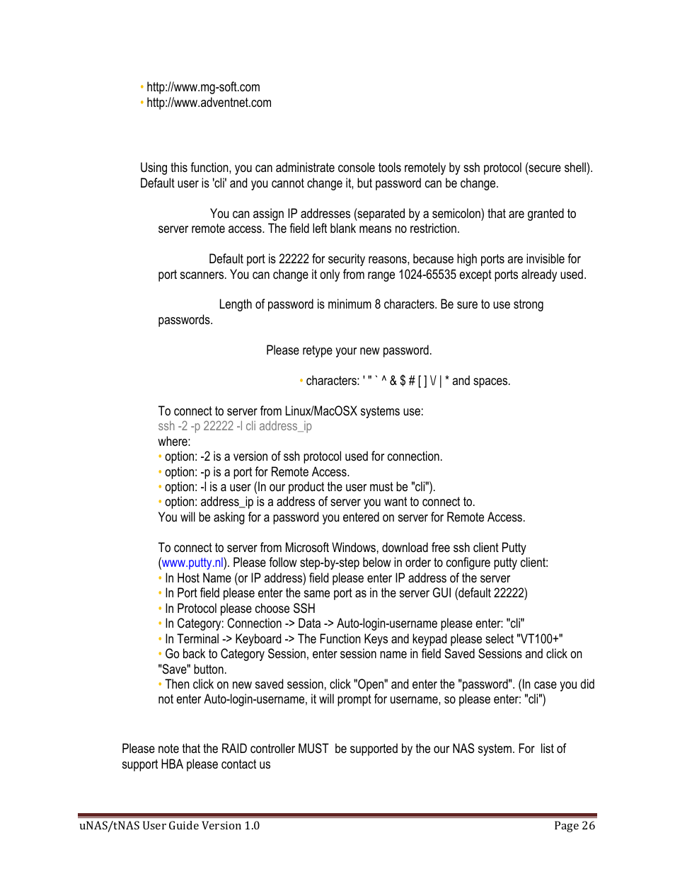 DATOptic uNAS – tNAS User Manual | Page 26 / 98