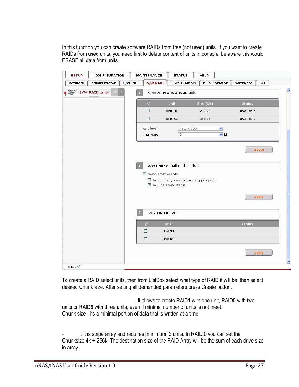 DATOptic uNAS – tNAS User Manual | Page 27 / 98