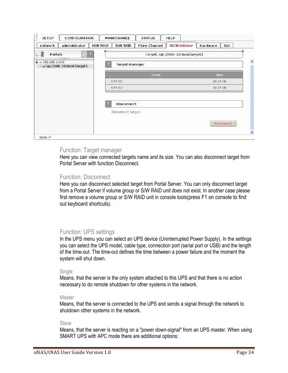 DATOptic uNAS – tNAS User Manual | Page 34 / 98