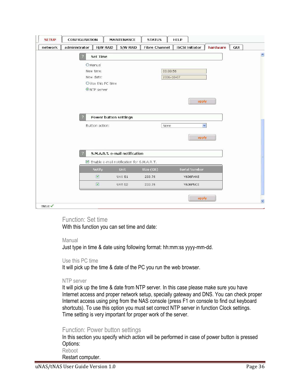 DATOptic uNAS – tNAS User Manual | Page 36 / 98