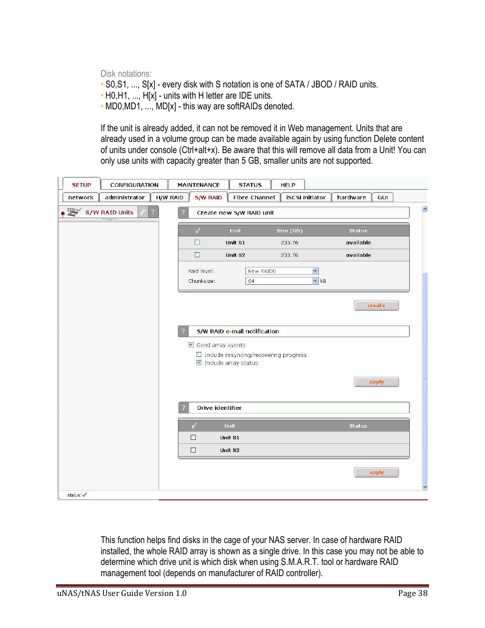 DATOptic uNAS – tNAS User Manual | Page 38 / 98