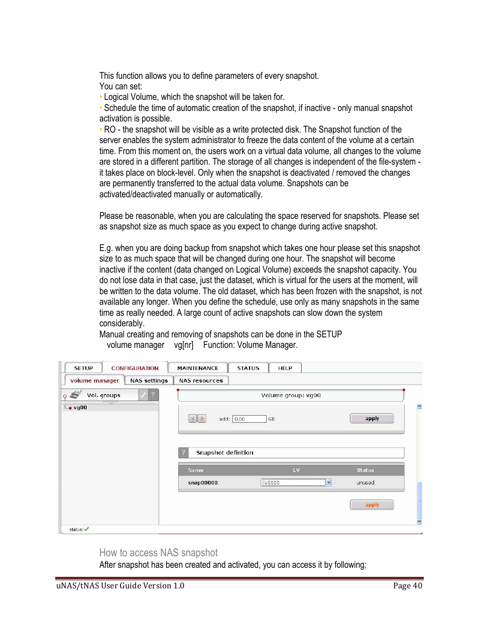 DATOptic uNAS – tNAS User Manual | Page 40 / 98