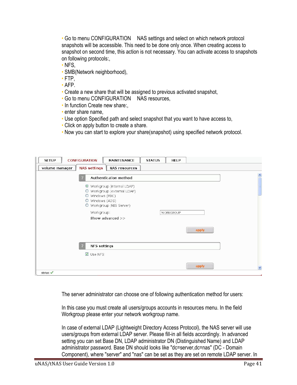 DATOptic uNAS – tNAS User Manual | Page 41 / 98