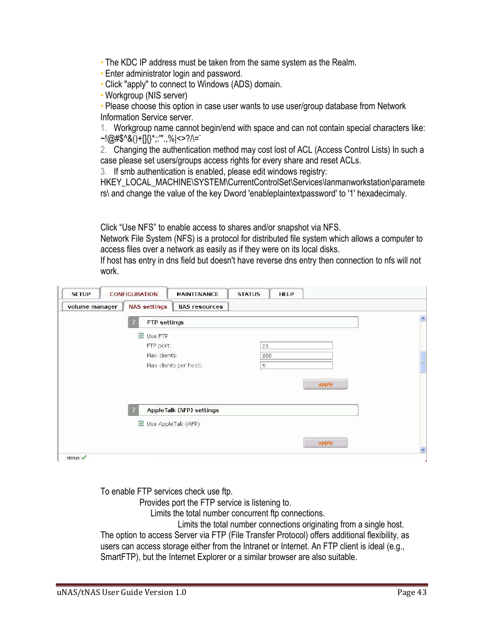 DATOptic uNAS – tNAS User Manual | Page 43 / 98