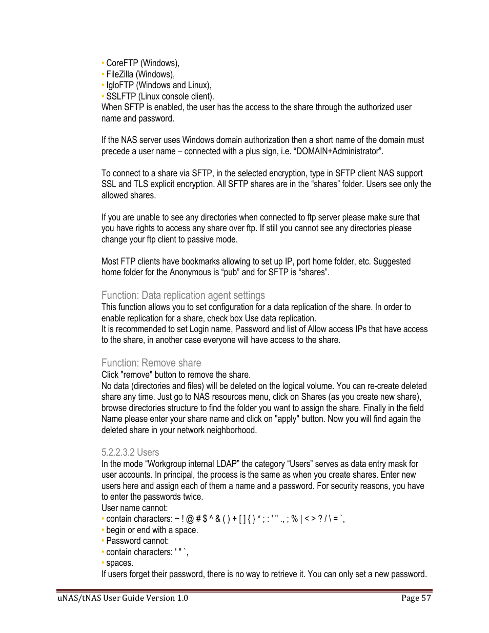 DATOptic uNAS – tNAS User Manual | Page 57 / 98