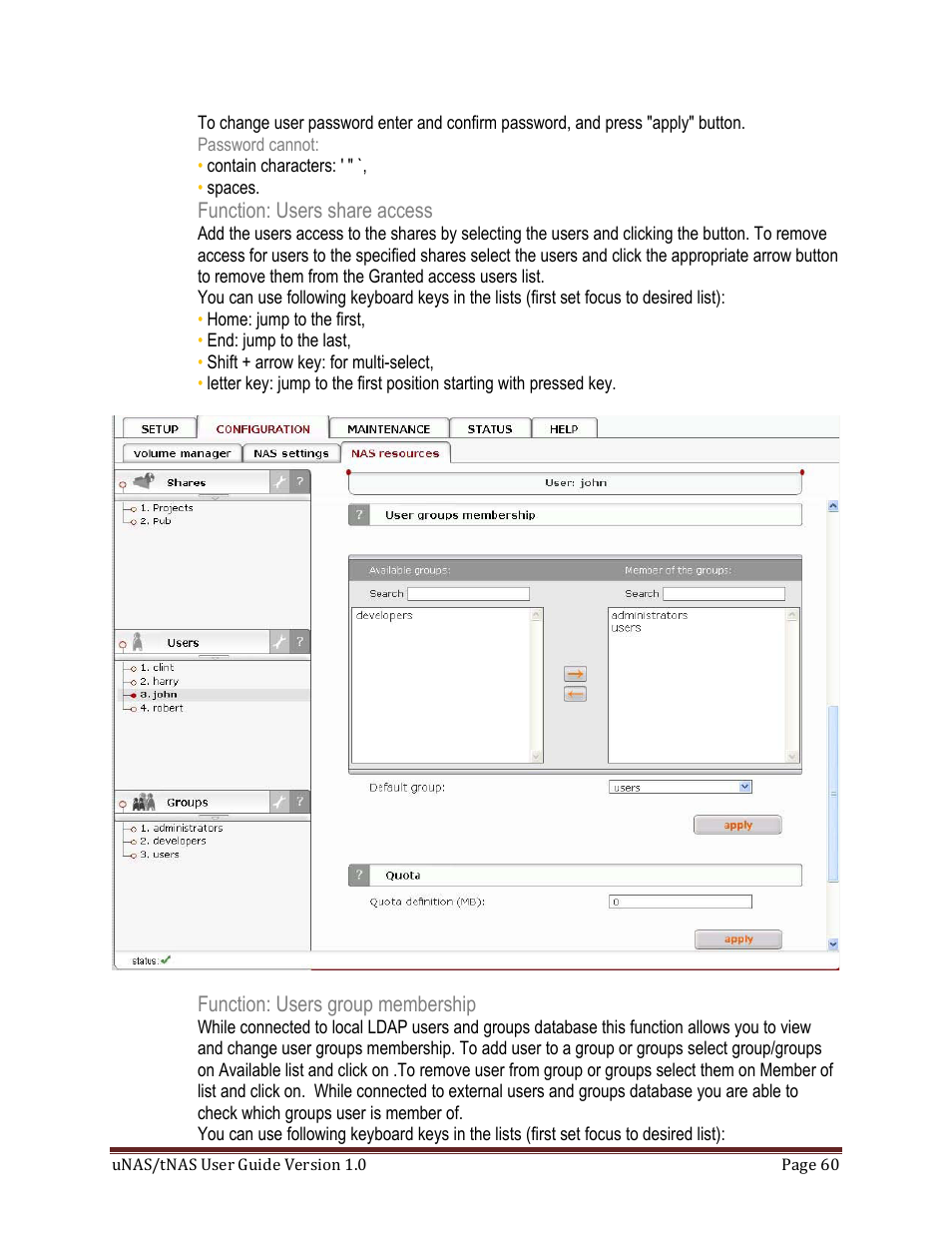 DATOptic uNAS – tNAS User Manual | Page 60 / 98