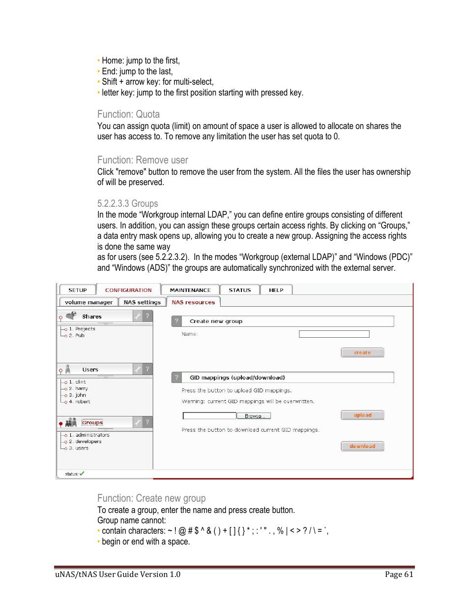 DATOptic uNAS – tNAS User Manual | Page 61 / 98