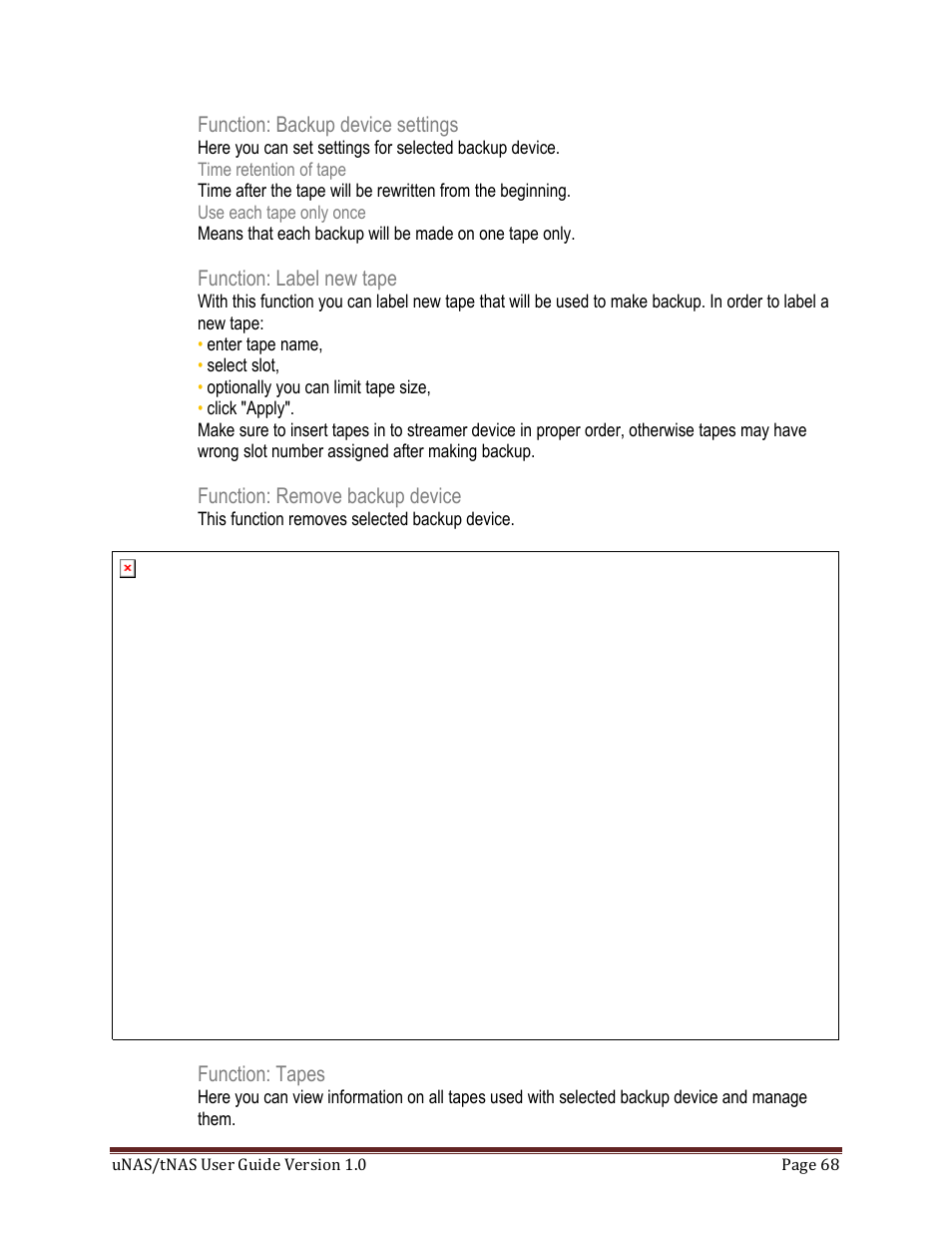 DATOptic uNAS – tNAS User Manual | Page 68 / 98