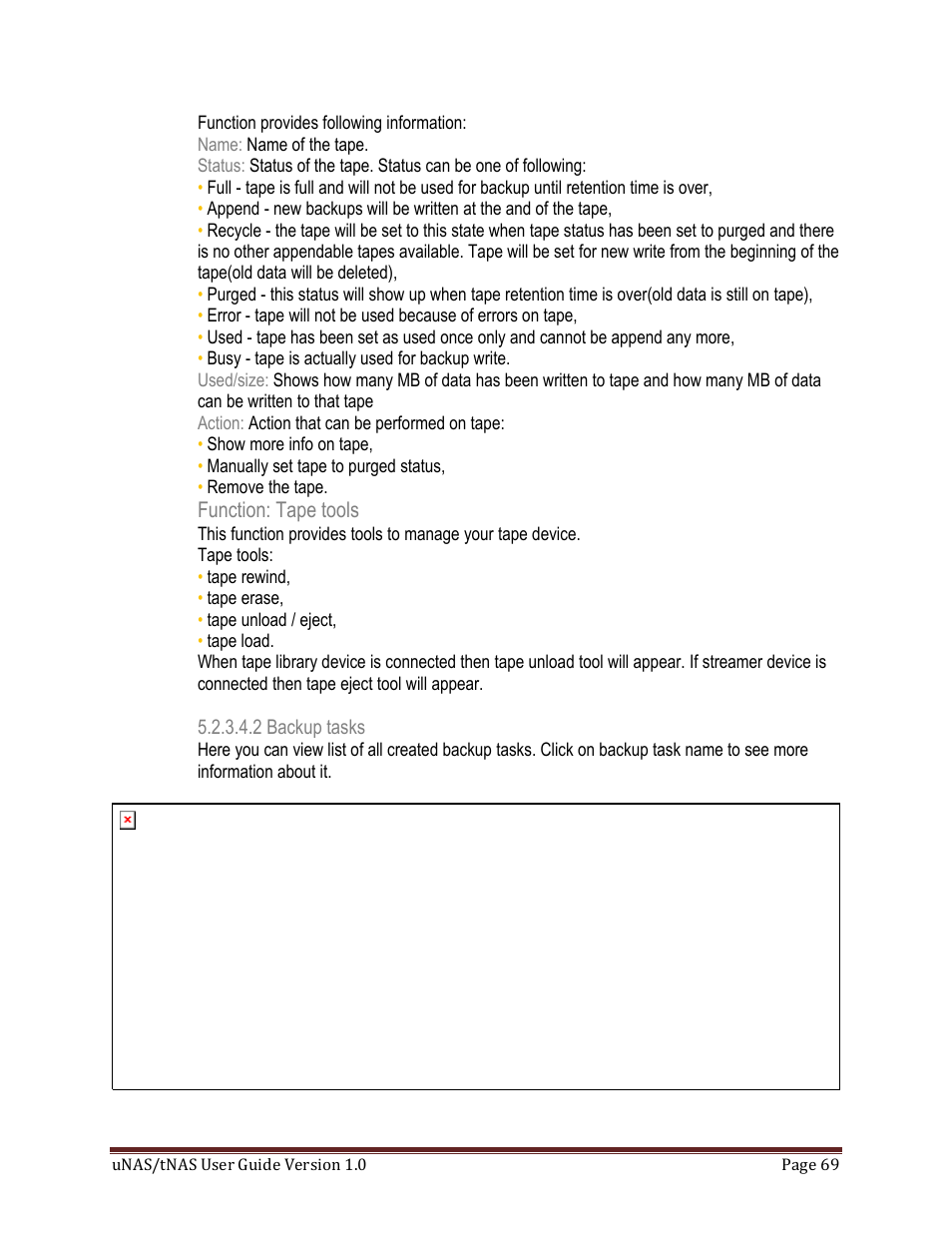 DATOptic uNAS – tNAS User Manual | Page 69 / 98