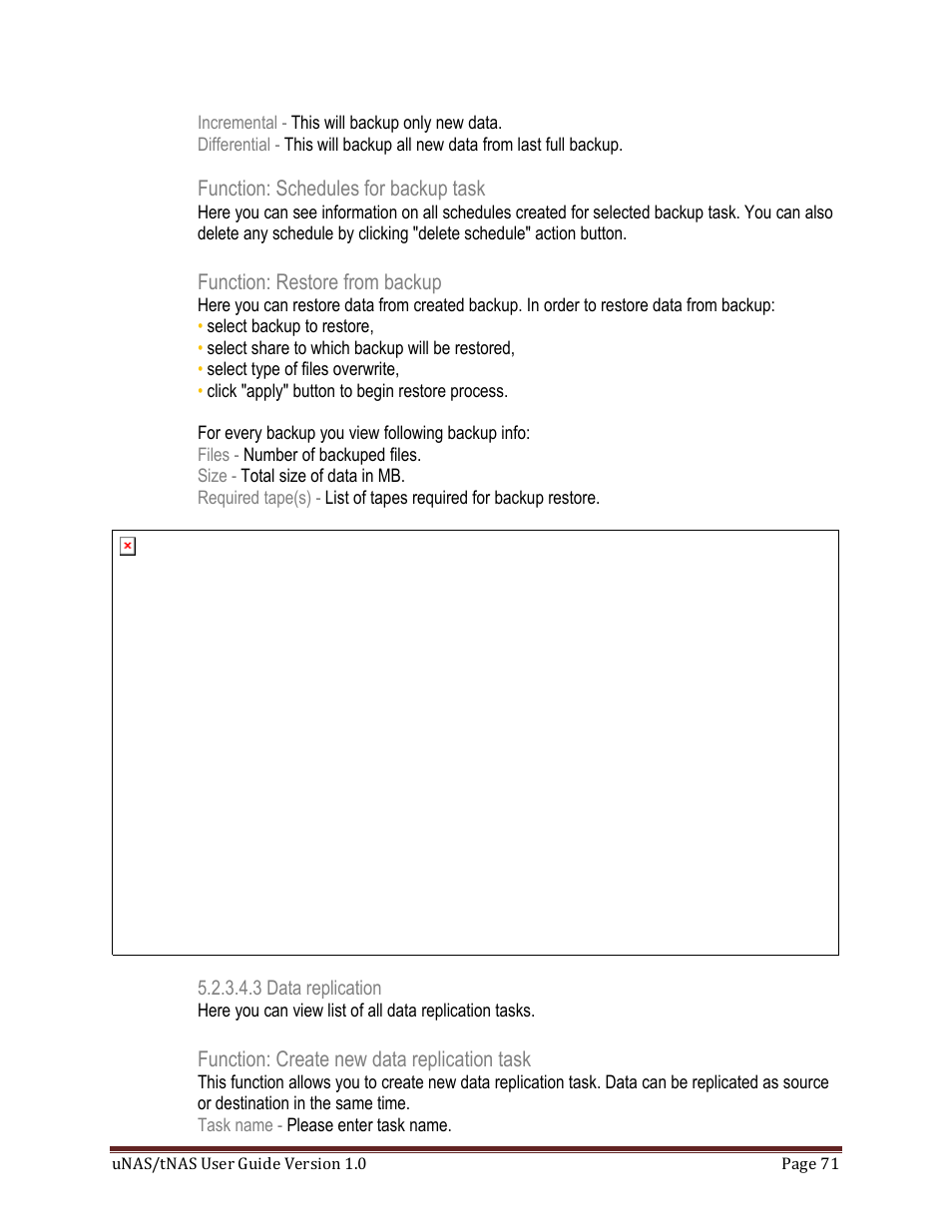 DATOptic uNAS – tNAS User Manual | Page 71 / 98