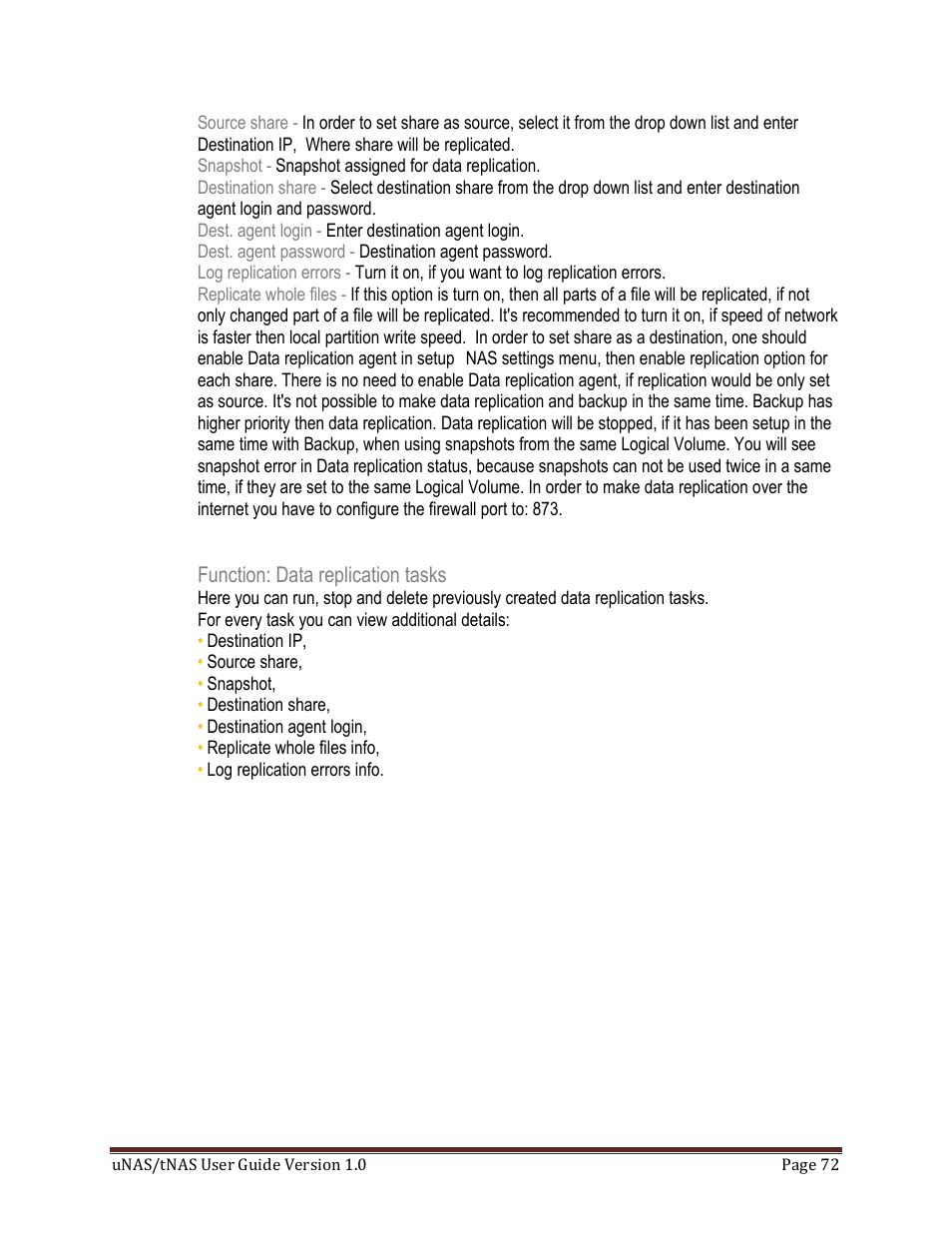 DATOptic uNAS – tNAS User Manual | Page 72 / 98