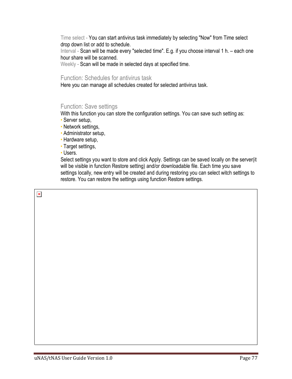 DATOptic uNAS – tNAS User Manual | Page 77 / 98