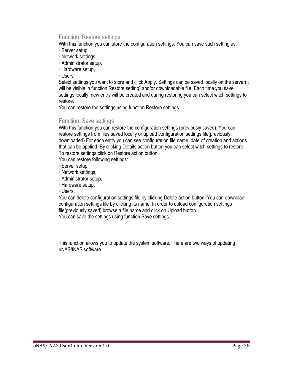 DATOptic uNAS – tNAS User Manual | Page 78 / 98